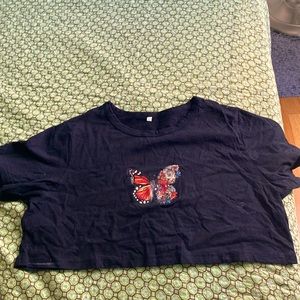 Butterfly Crop top